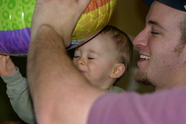Balloon on my head!