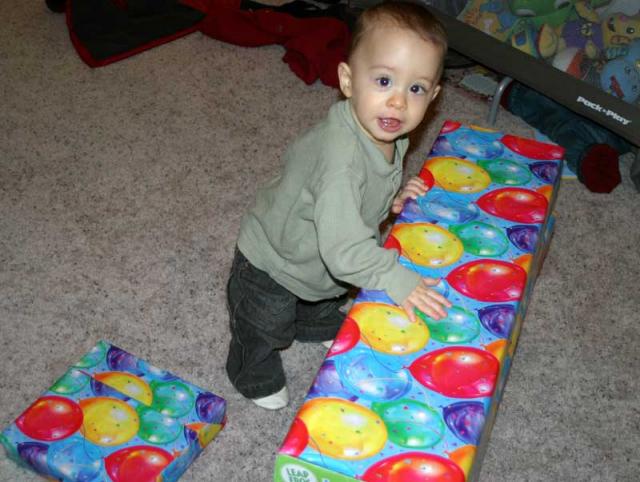 Opening Mama & Daddy's presents