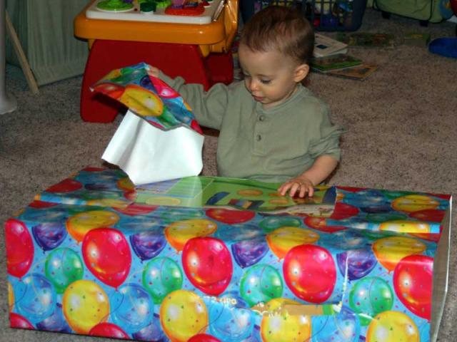 Opening Mama & Daddy's presents