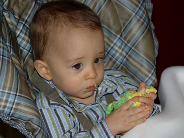 Maybe if I smash it, I can fit the whole thing in my mouth?
