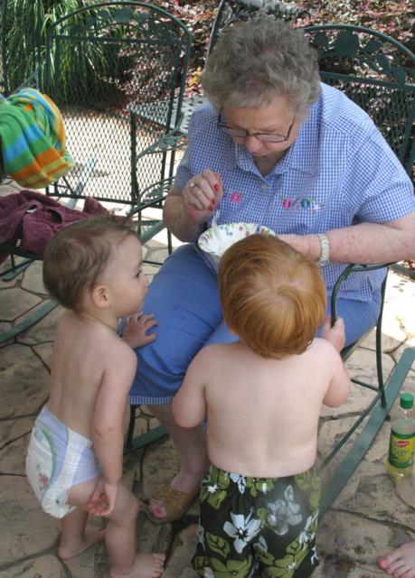 Begging from Mamaw