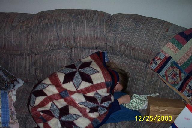 Abby's Christmas Nap