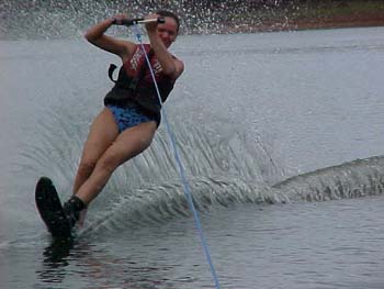 Kelli Skiing