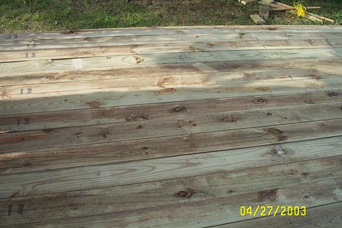 The finished product - a beautiful deck!