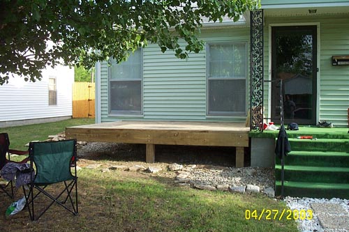 The finished product - a beautiful deck!
