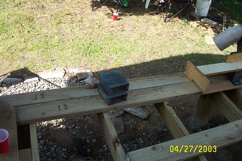 The mitered corners Genius Joe thought of