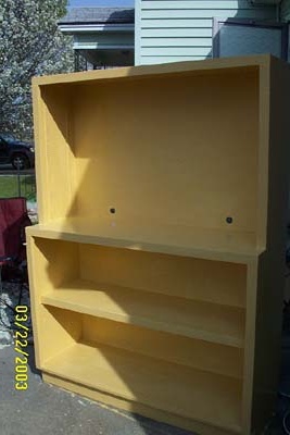 The first coat of paint...