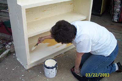 Judy, hard at work again...