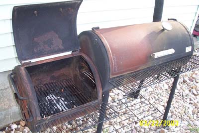 Jake's new grill that he stole from his parents...