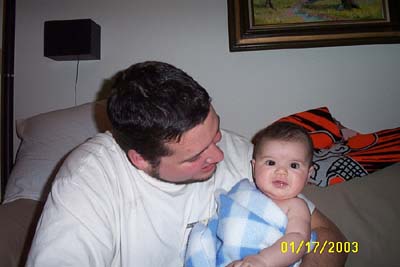 "Uncle" Jake & Ana, back in January...