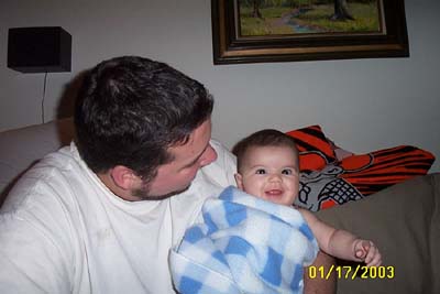 "Uncle" Jake & Ana, back in January...