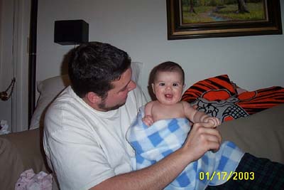 "Uncle" Jake & Ana, back in January...