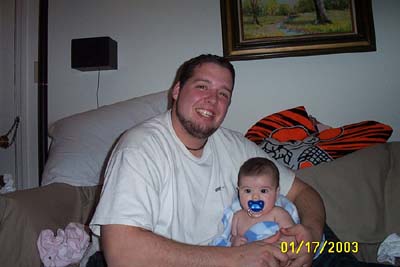 "Uncle" Jake & Ana, back in January...