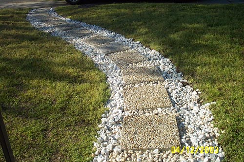 The sidewalk that Jake built