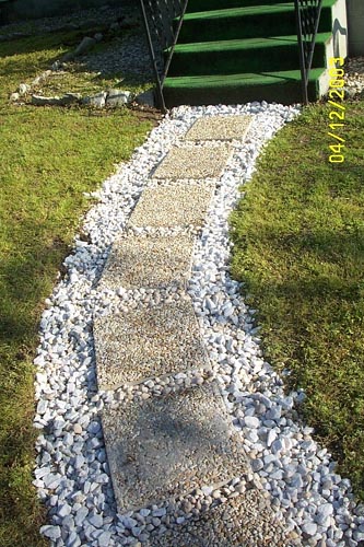 The sidewalk that Jake built