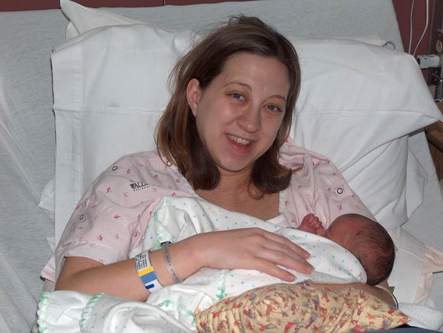 A tired, happy Mommy