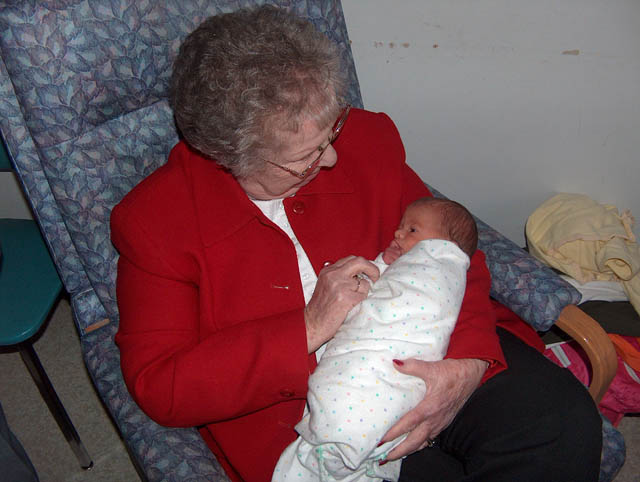 Mamaw meets Tyler