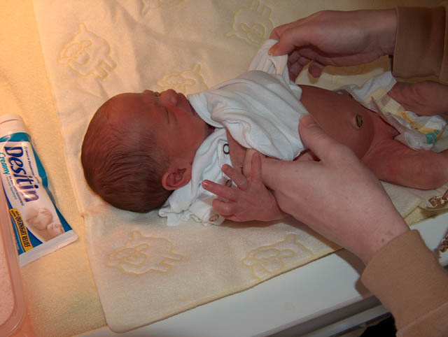 Ty's First Bath