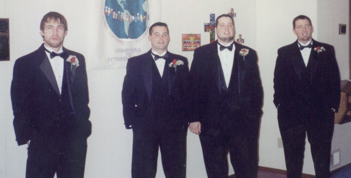 Groomsmen minus one