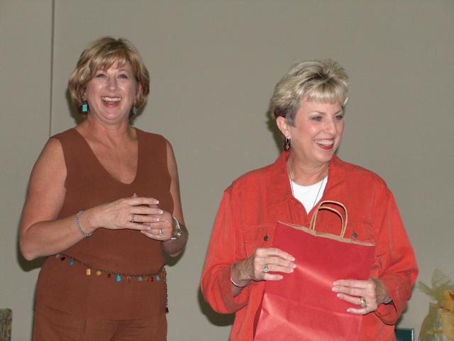 Happy hostesses Aunt Molly & Aunt Bebe