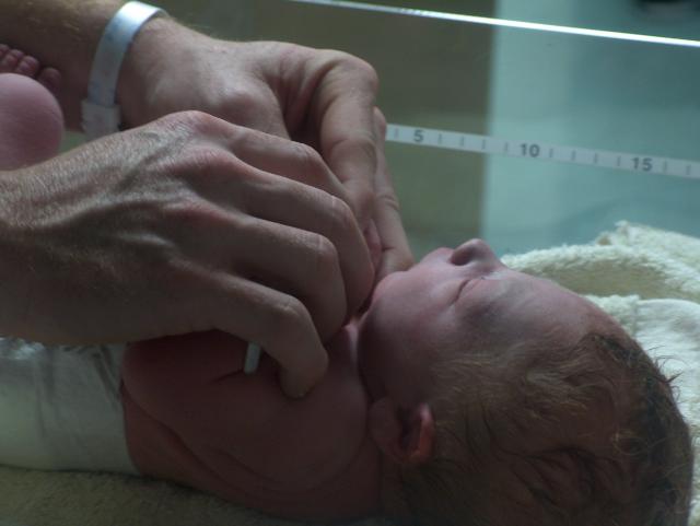 Daddy's hands