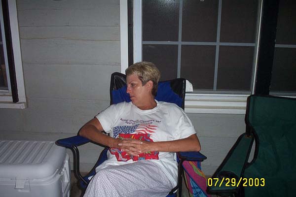Deby on the Porch