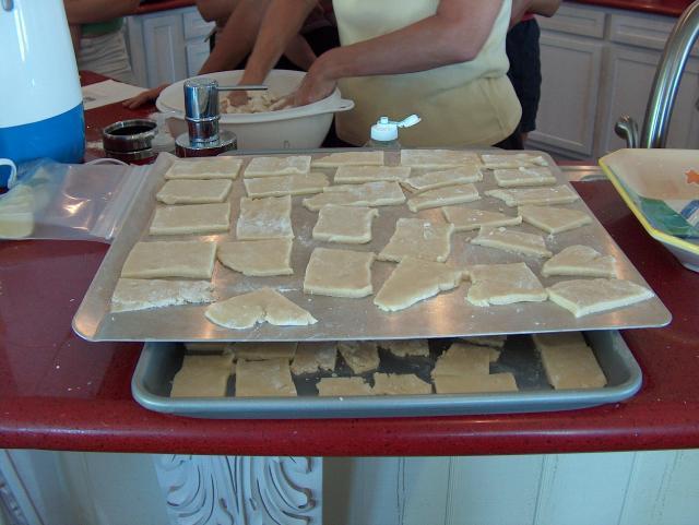 Nanny's tea cakes, before the baking