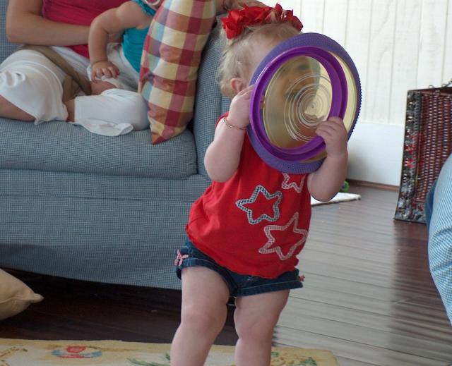 Frisbees are funny!