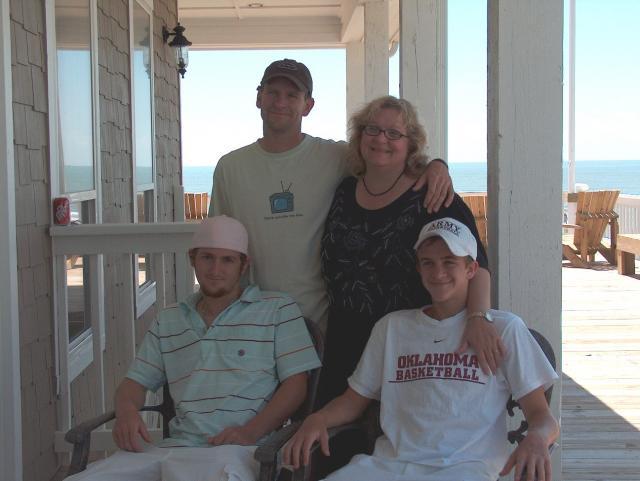 A Seely family picture -- Mike, Angel, Ryan & Evan