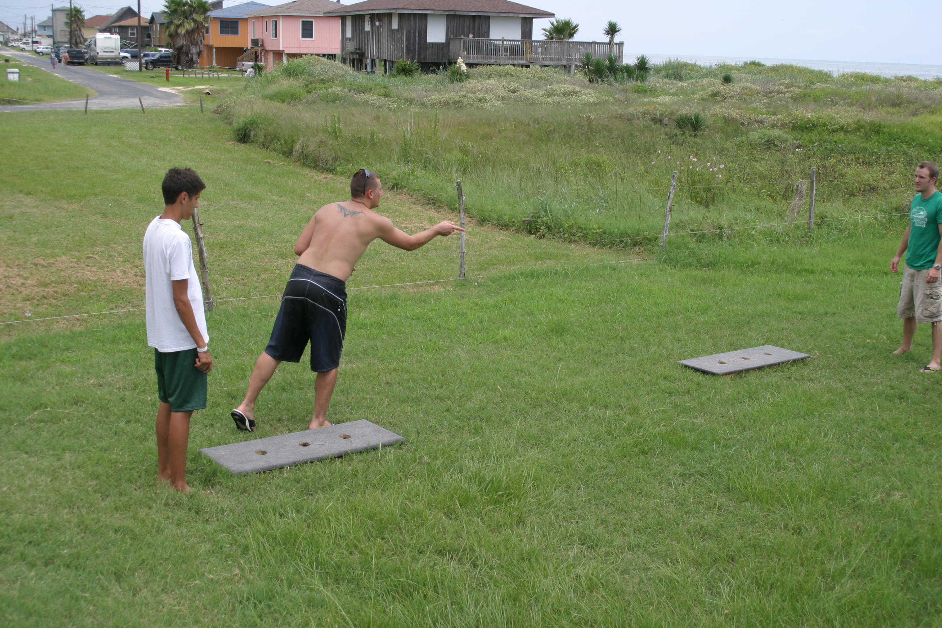 Playing washers