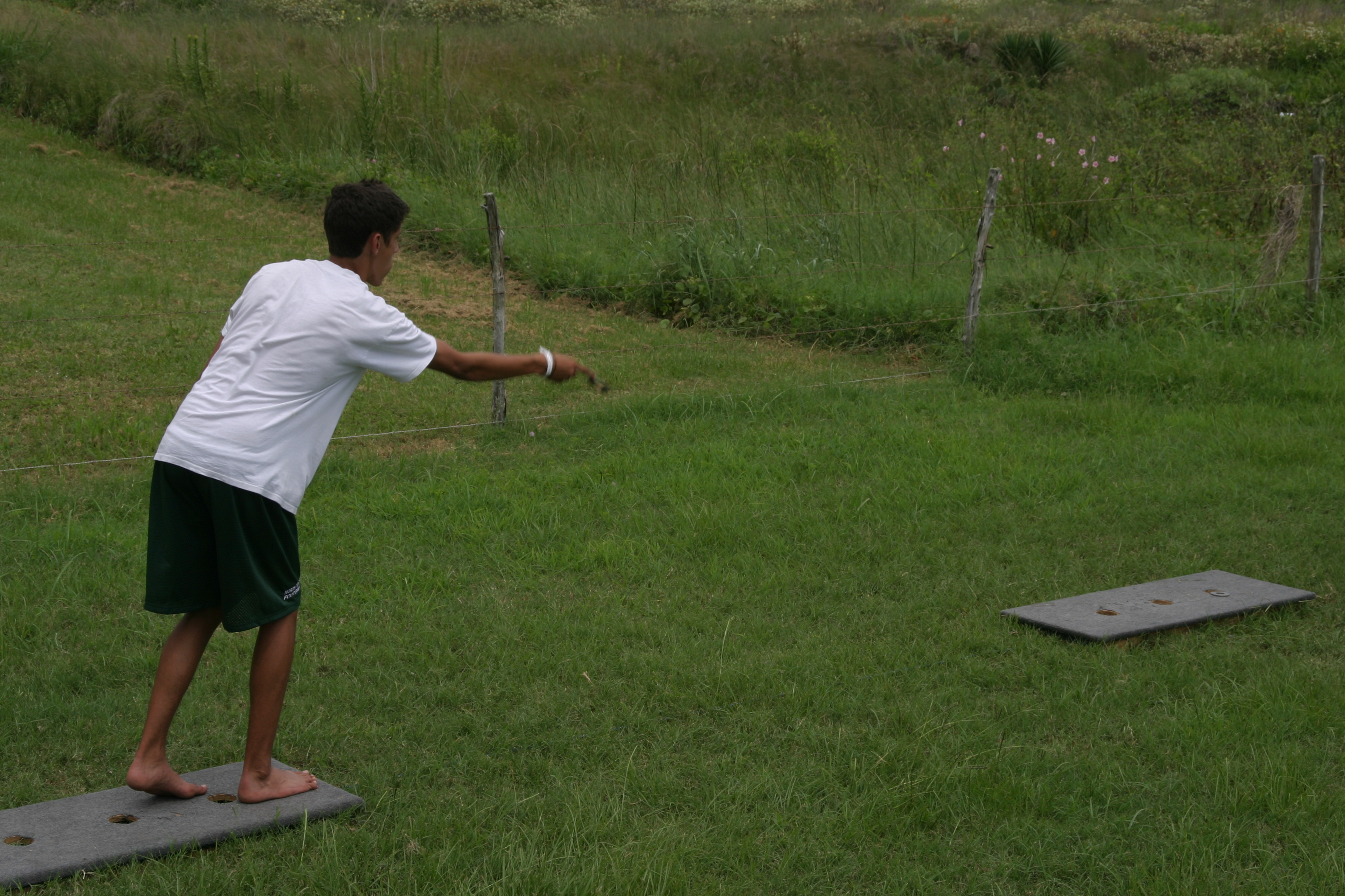 Playing washers