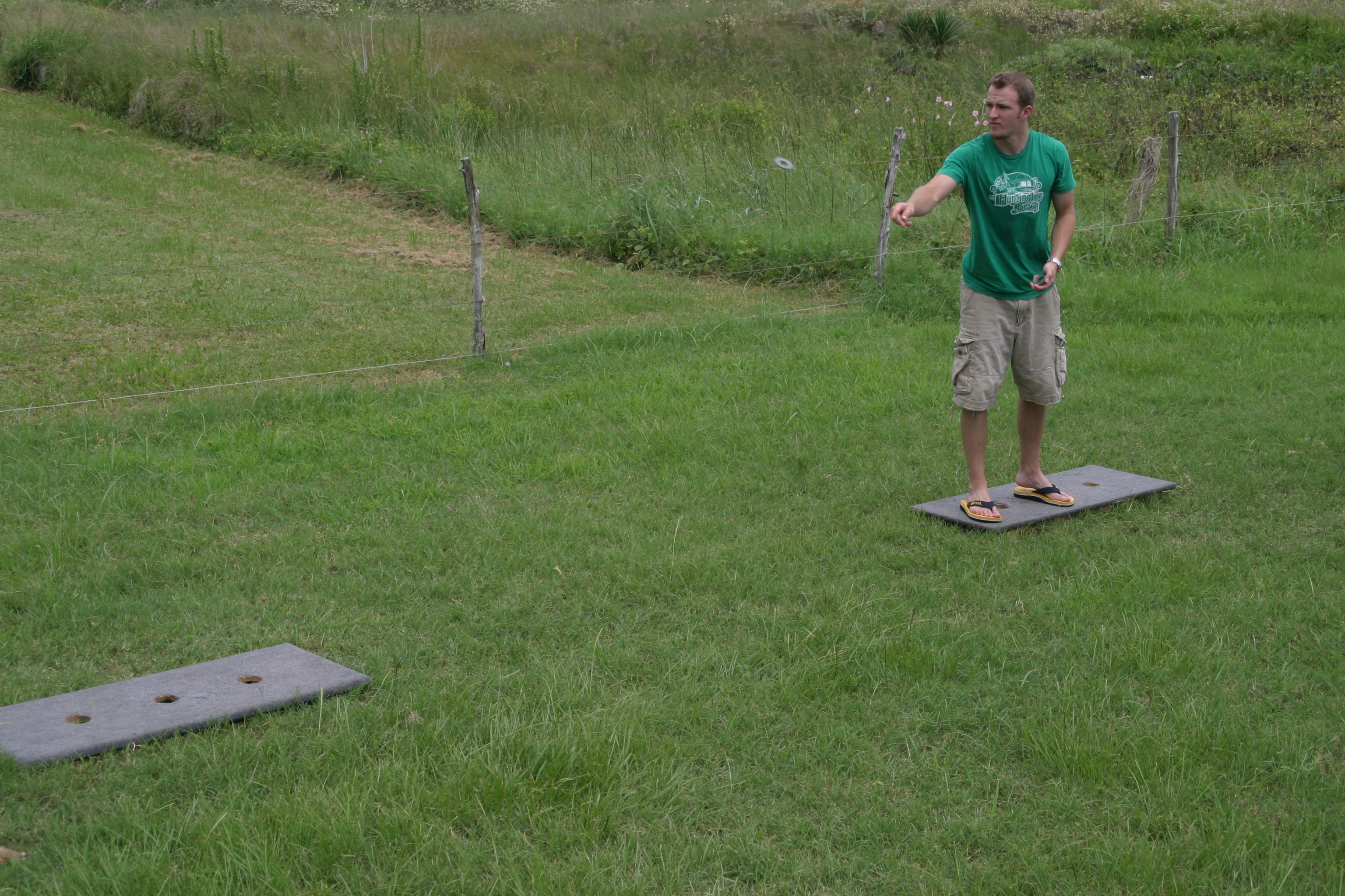 Playing washers