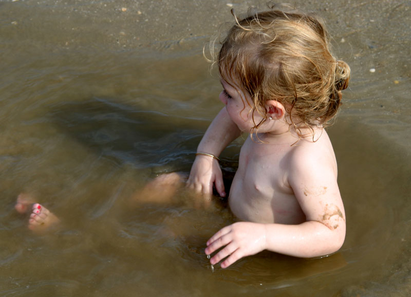 Beach bathing