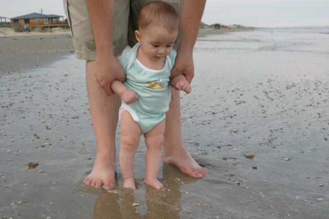 Sand on my toes!