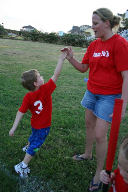 Home run high five