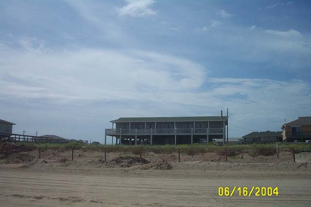 Our House from the Beach