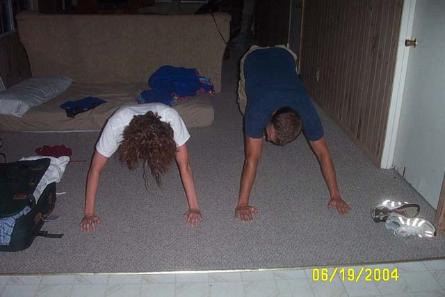 A Friendly Push Up Contest
