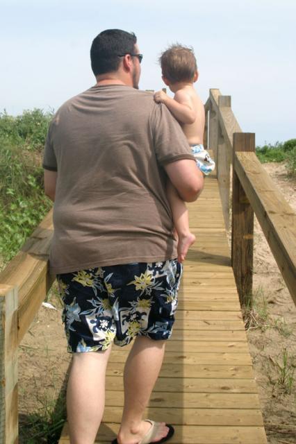 To the beach again