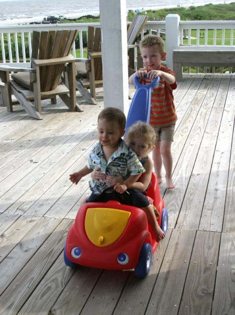 Logan's got a carfull!