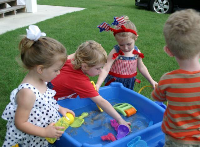 Water playtime