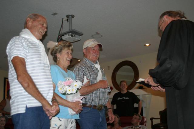 And a surprise wedding renewal ceremony, too!