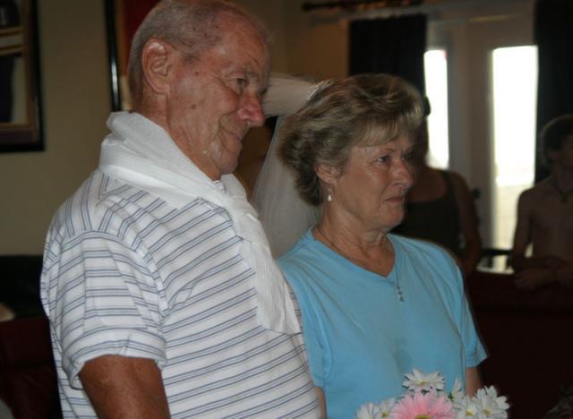 The happy couple