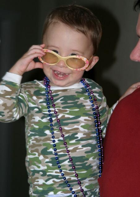 Does the camo balance out the beads?