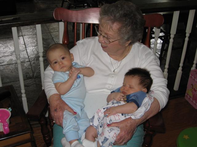 Mamaw, Tyler & Major ~ April 8, 2006
