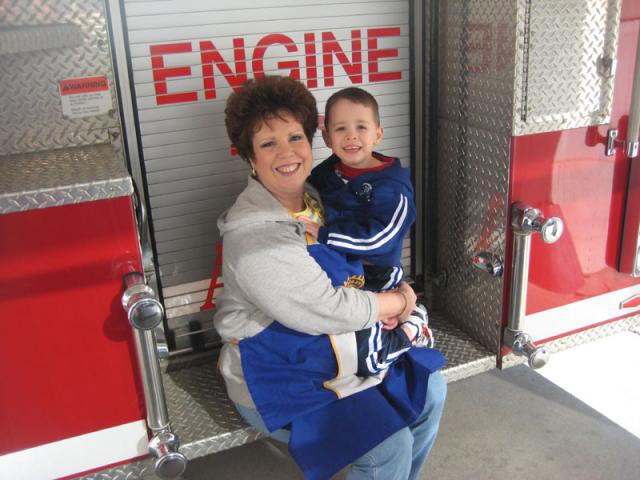 Fire truck! ~ April 1, 2009