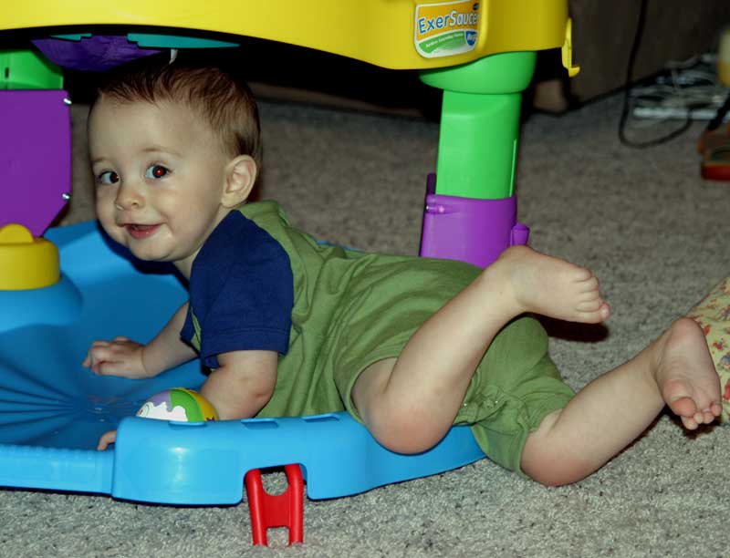 I'm just going after my ball, Mom! ~ August 10, 2006