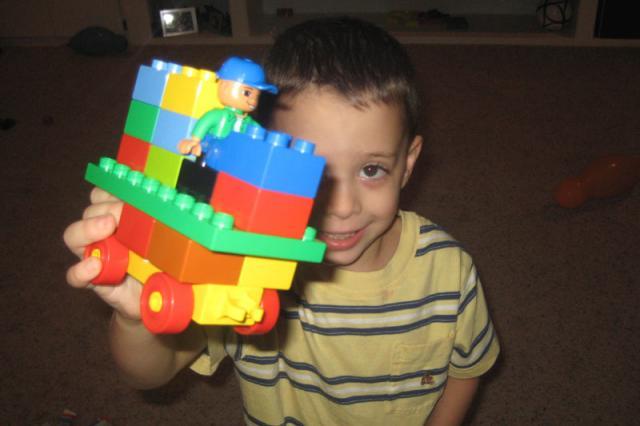 Look, Mom, I built it all by myself! ~ August 10, 2009