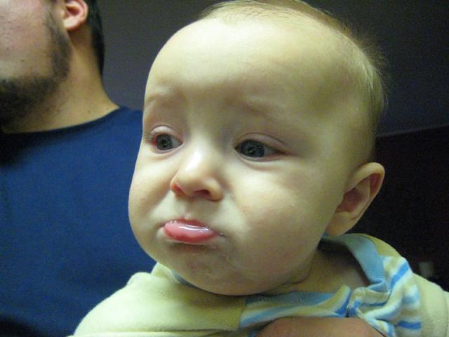 Pouty face ~ August 24, 2009