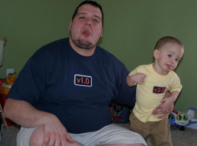 Like father, like son ~ March 3, 2007