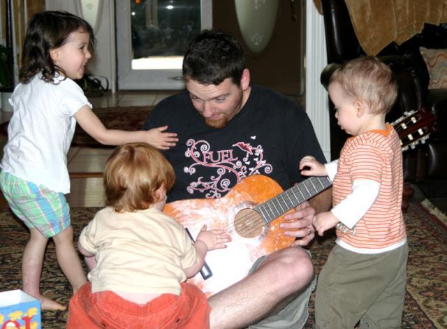 Uncle Kyle, rock star! ~ March 23, 2007